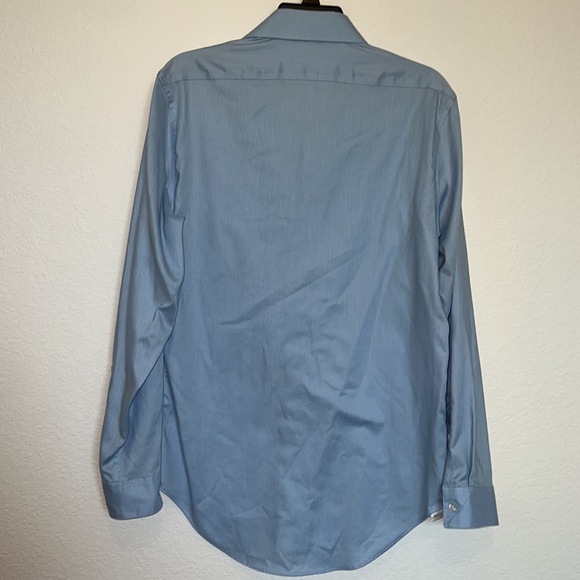 Calvin Klein Mens Button Down Slim Fit Performance Non-Iron 15 32/33 - Picture 5 of 6